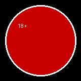 18岁以上年龄限制标识